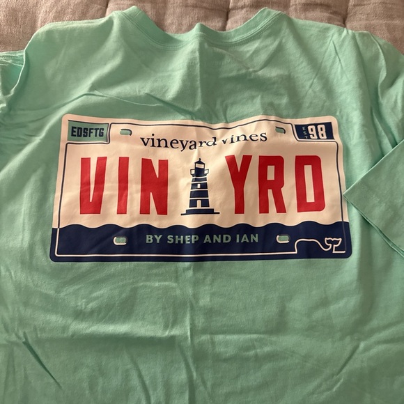 Vineyard Vines Light Green Short Sleeve Tee - Picture 4 of 4